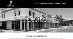 Desktop Screenshot of mayhughrealty.com